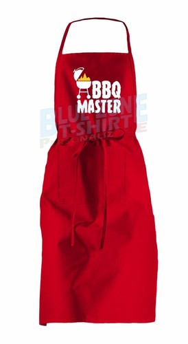 Grembiule bbq master rosso - master,