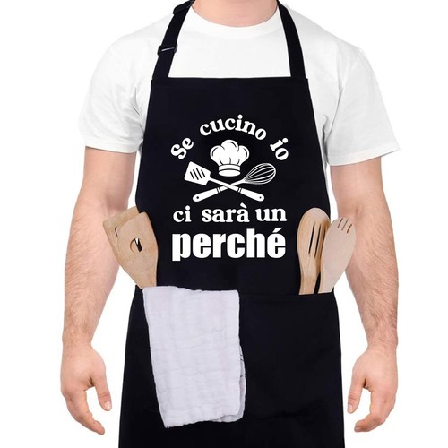 Funny kitchen apron custom - kitchen,